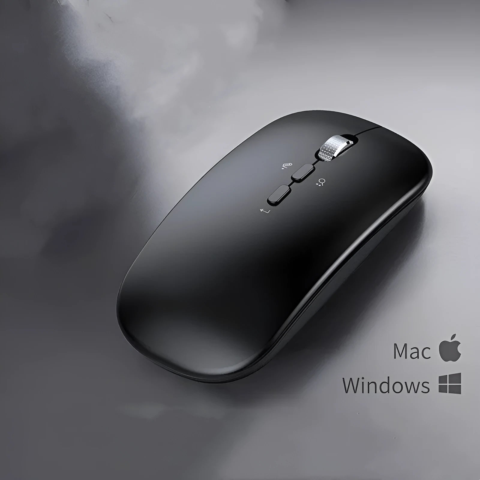AI voice translation wireless charging mouse in gold with 2000DPI optical sensor and five buttons