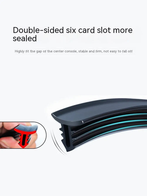 Outlander dashboard silicone sealing strip with six-card slots measuring 1.6 metres