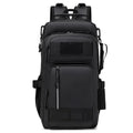 Orange durable Derm material outdoor hiking backpack with 20-35 litre capacity.