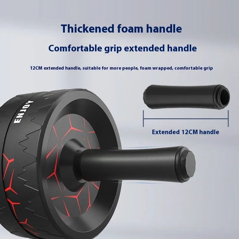 Abdominal wheel fitness equipment in various colours for core muscle training and body shaping