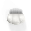 Blue Paw Soft pet deshedding brush with soft round teeth on a white background