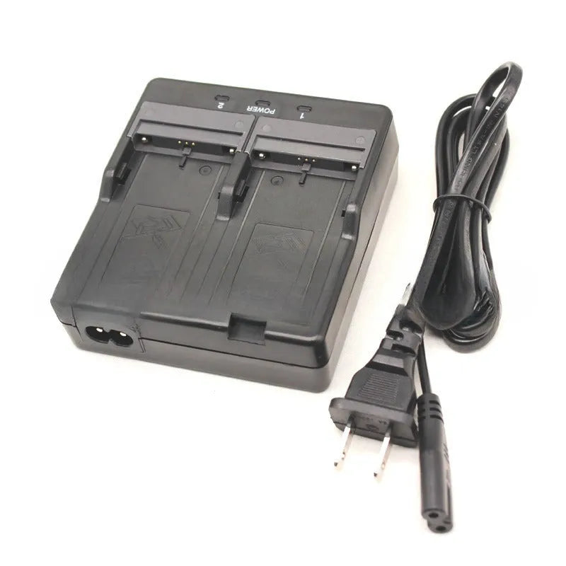 CDC68D dual charger black for total station lithium batteries BDC46 BDC58 BDC70 with power cord