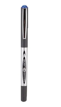Water-based signature pen with 0.5mm fine point tip in blue ink