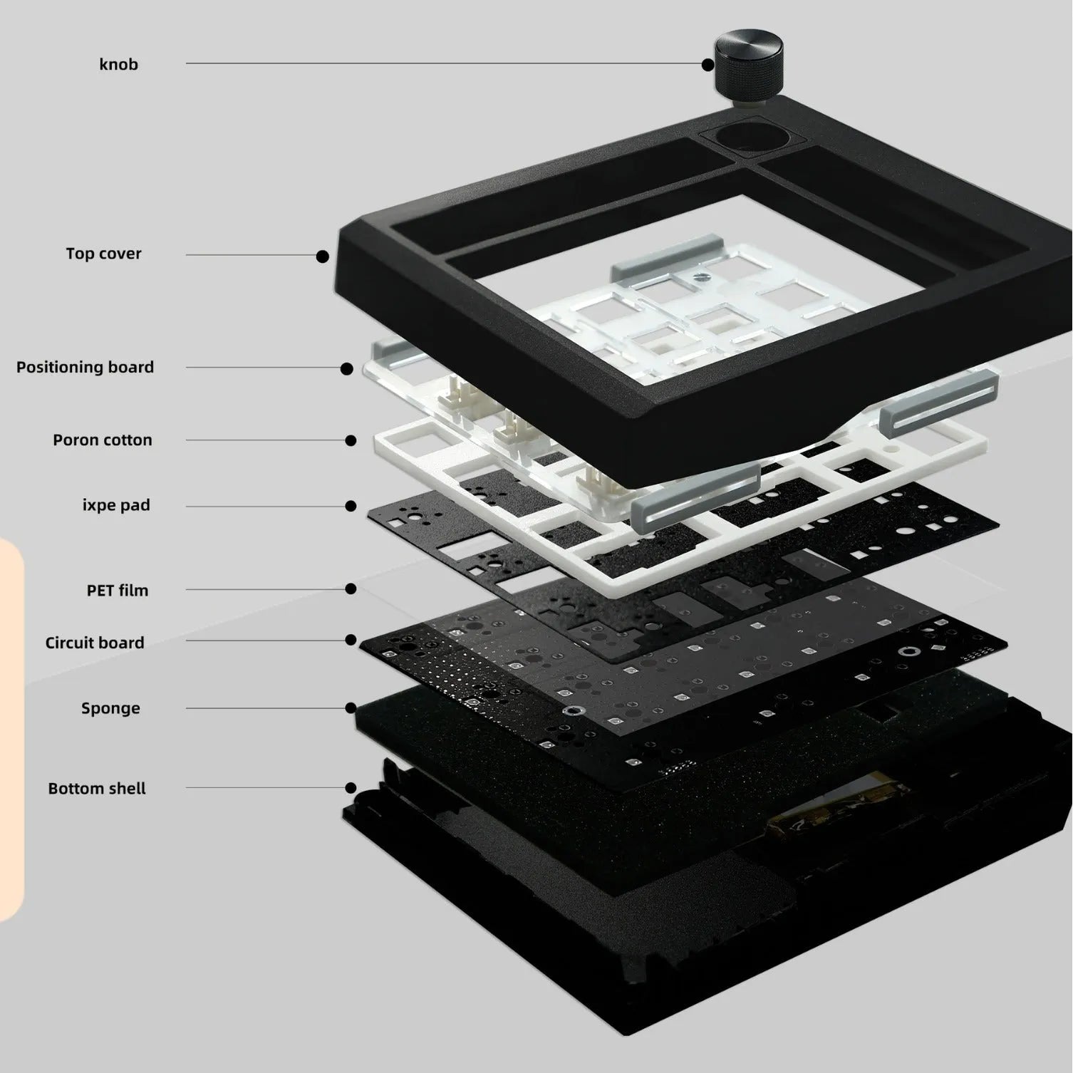 Wireless mechanical numeric keyboard with dedicated number pad shown in black and white colour options