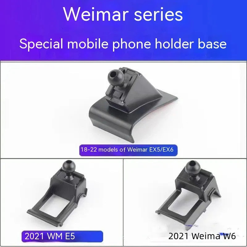 GOODWAY car dashboard mobile phone holder with 360-degree rotating bracket on vehicle dashboard