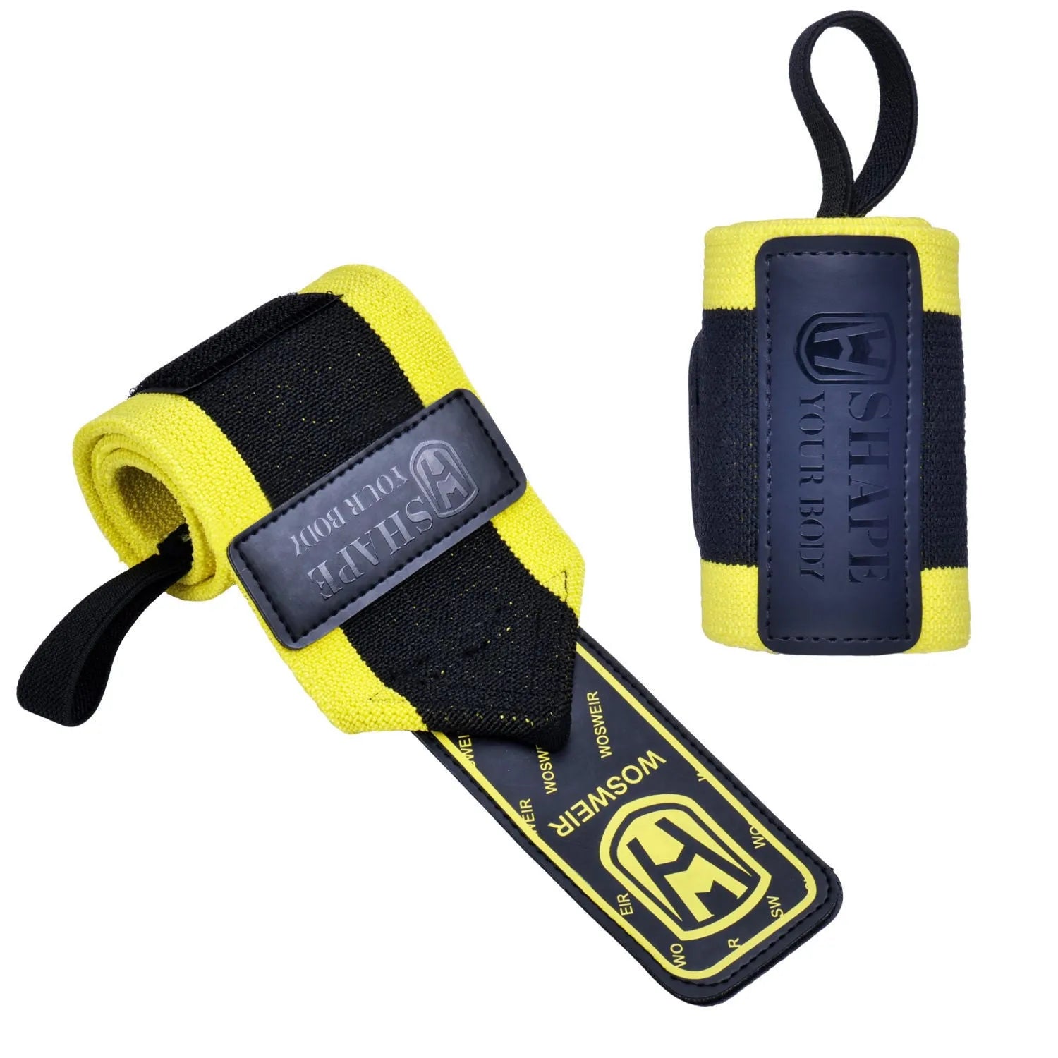 Adjustable winding polyester fibre wrist support wrap for weightlifting and deadlift anti-sprain protection