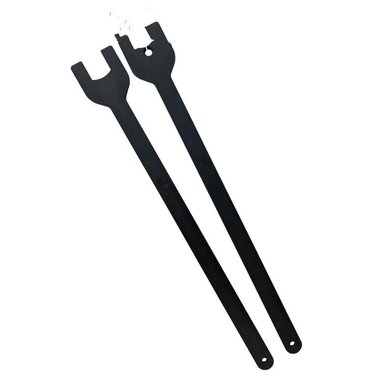Land Rover fan wrench coupler tool set with 36mm and hole-style 40mm alloy steel spanners.