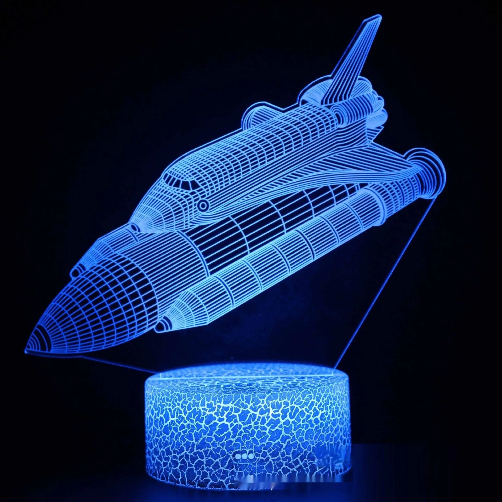 Fighter Series colorful 3D small night lamp with USB power and remote control, cartoon style for bedroom