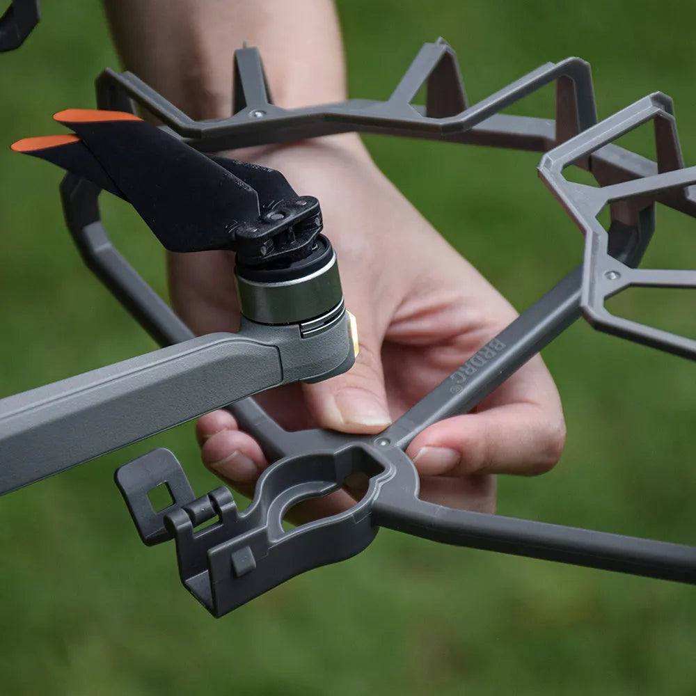 Grey ABS plastic propeller blade guard protection ring for DJI Air 2 and Air 2S drones