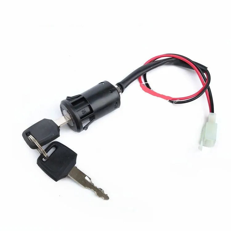 Waterproof plastic electric door lock for car accessories with multiple electrical configuration options
