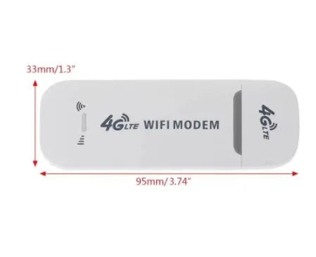 White Mobile USB router 4G USB dongle without SIM card for desktop notebook tablet