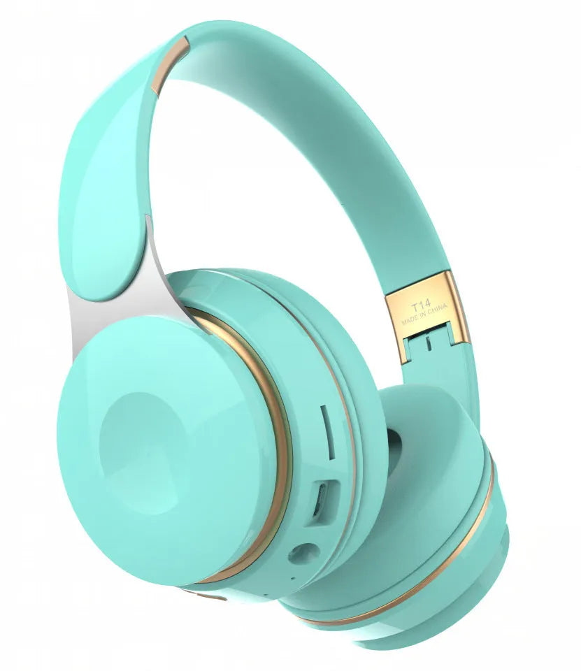 Foldable Bluetooth wireless headset for mobile phone music and calls during running