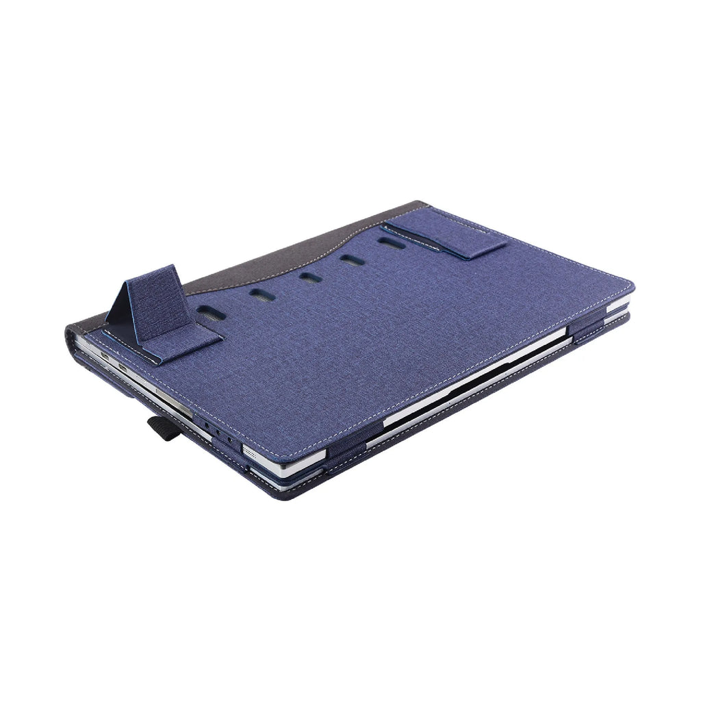 Black imitation leather protective sleeve for Microsoft Surface Laptop 6 laptop