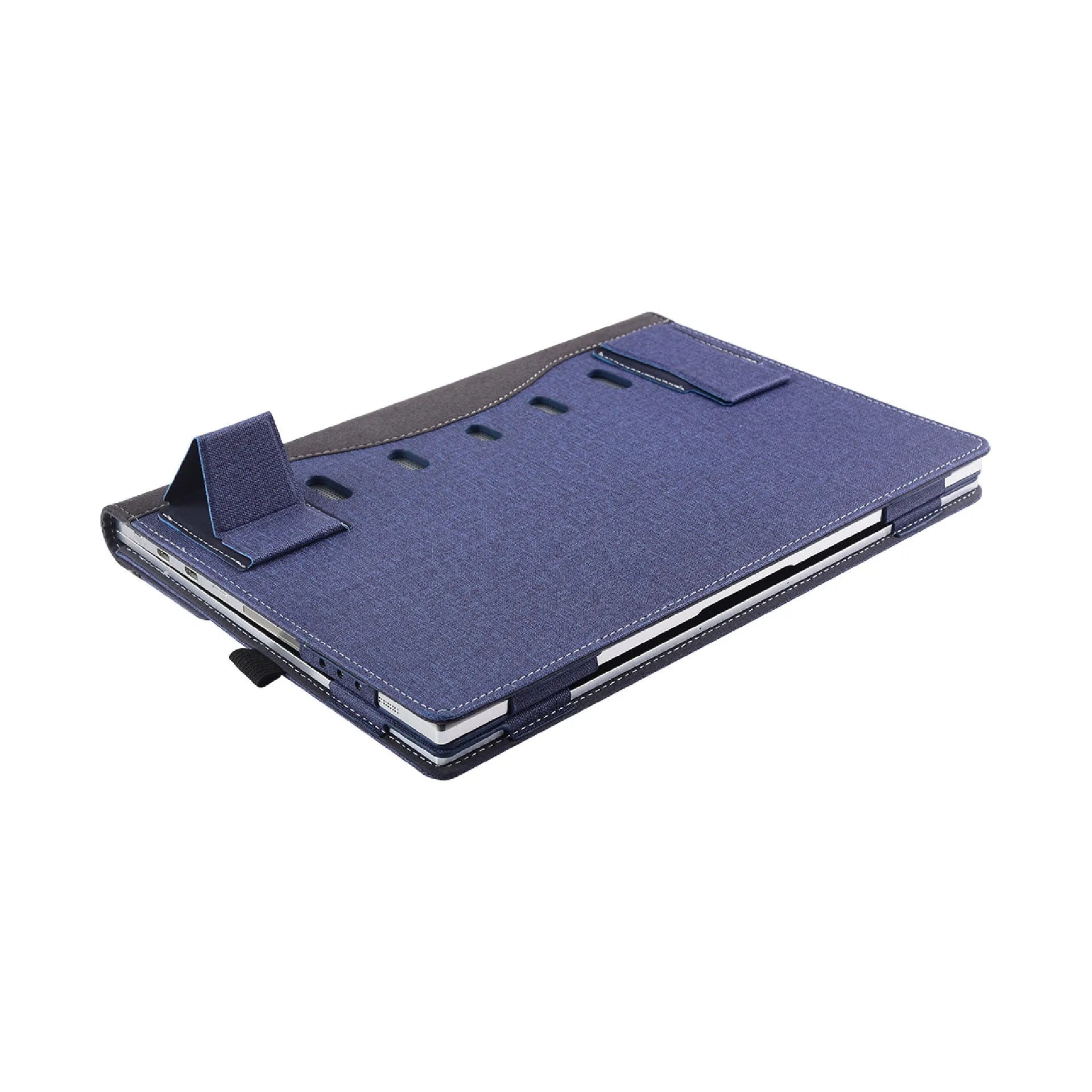 Black imitation leather protective sleeve for Microsoft Surface Laptop 6 laptop