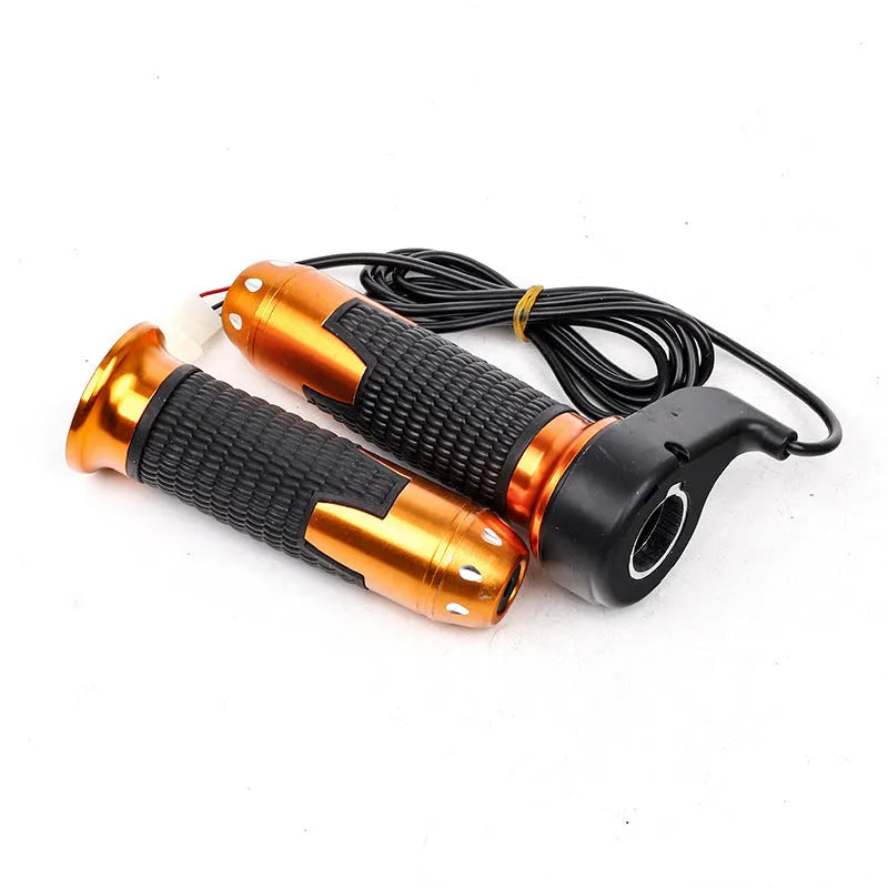 Three-wheel electric vehicle modification accelerator handle with three-speed rotating grip and 3-wire plug