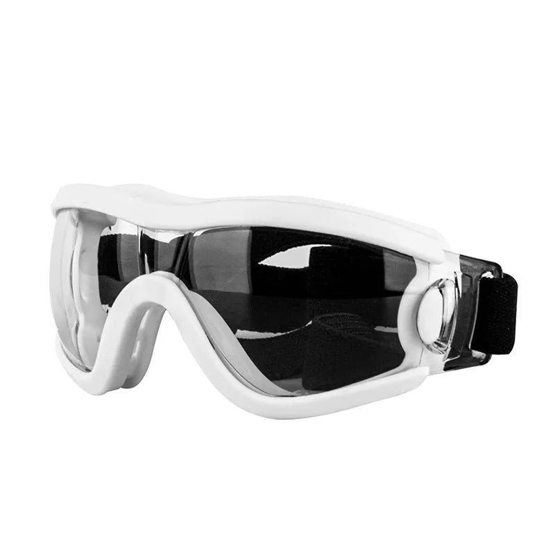 Pet dog sunglasses with PC frame in multiple colours and lens options for UV protection