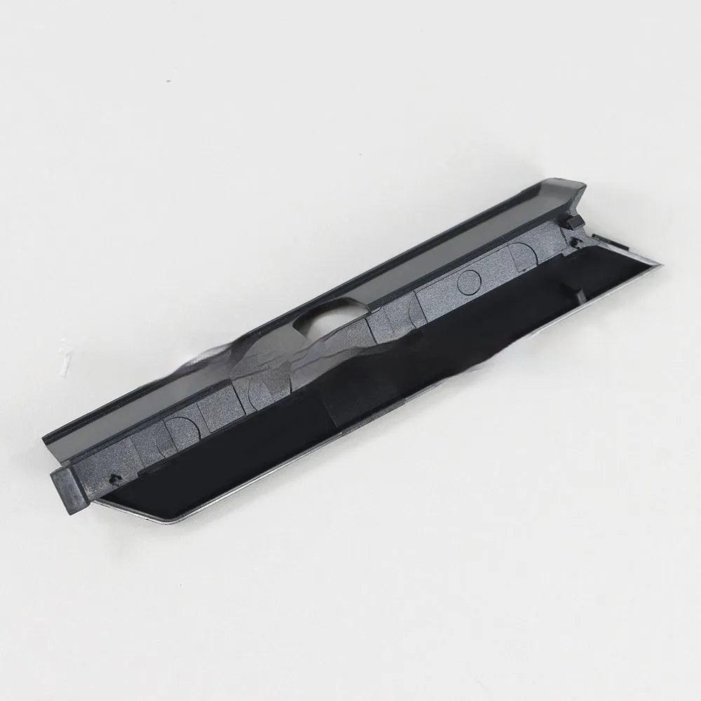 Black and white plastic hard drive covers for 3.5-inch PC case bays