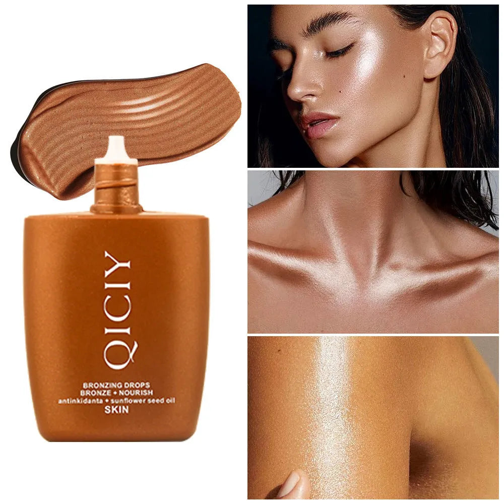 30ML contouring liquid bottle for face and body brightening with four colour options