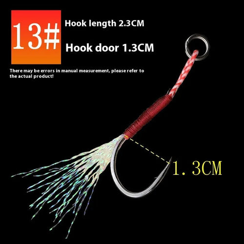 Bright wire iron plate single hook fishhook for boat and sea fishing in multiple sizes