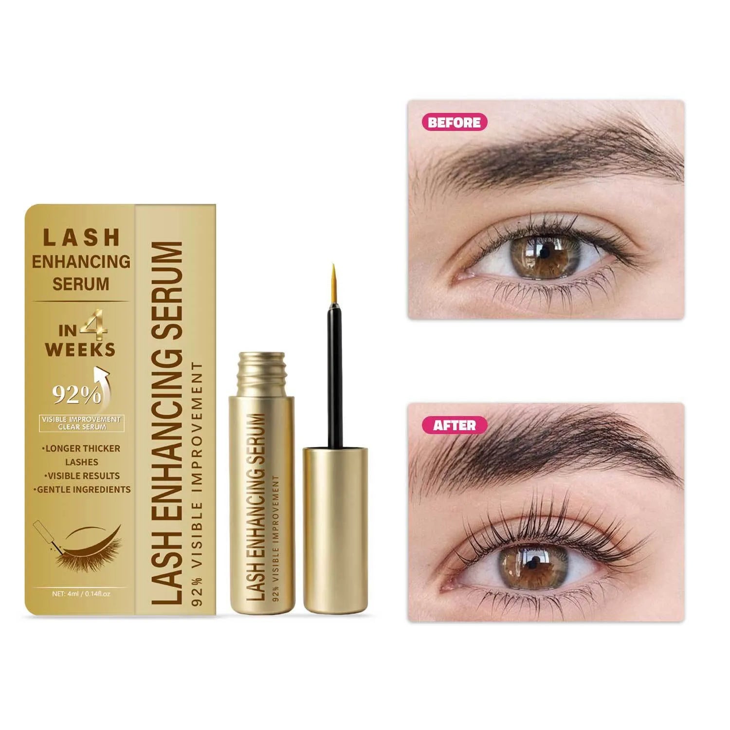 Eyelash promotion essence 4ml neutral packaging bottle FP-E016 beauty tool