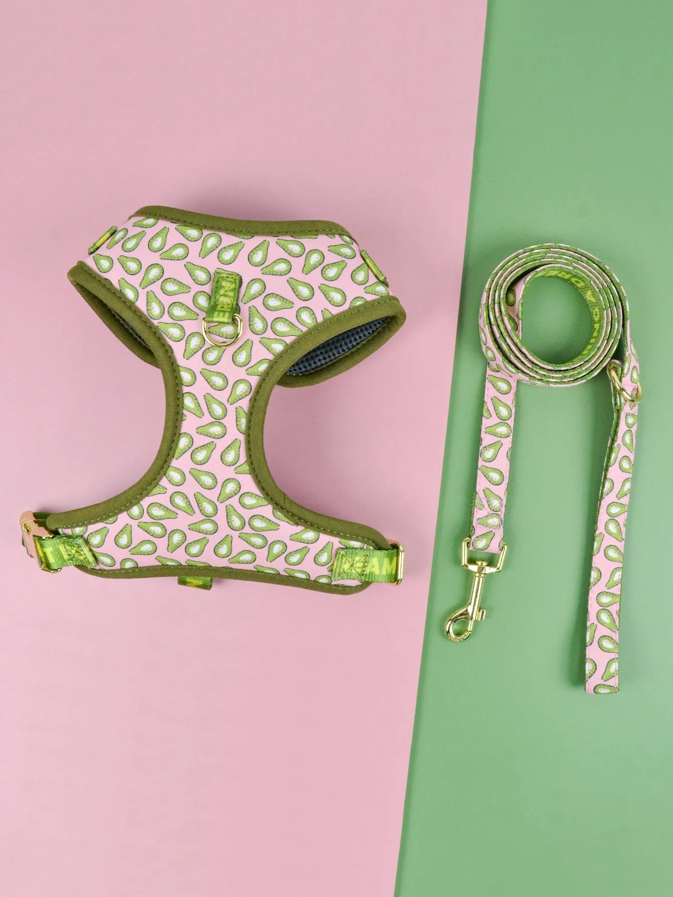 Polyester chest-back dog haulage rope harness for medium and large breeds in multiple colour options