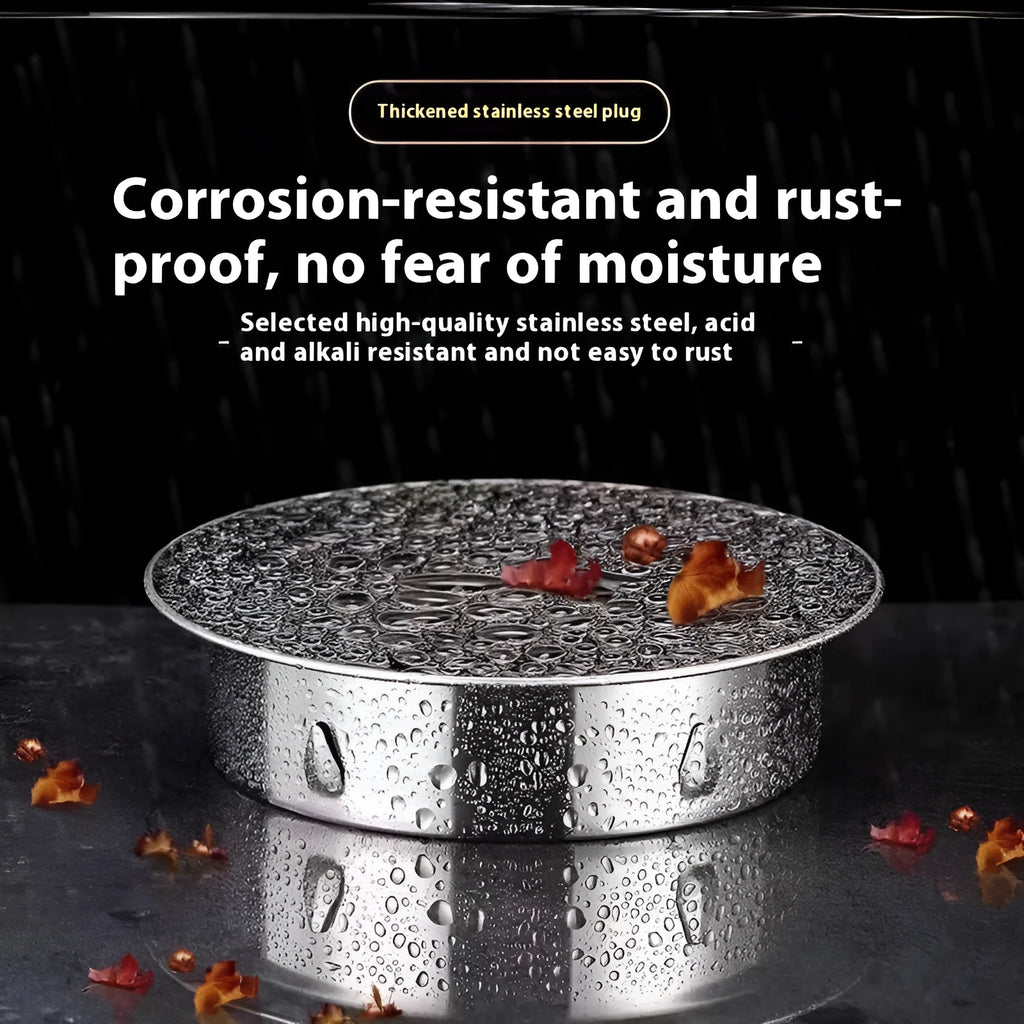 Stainless steel deodorant floor drain seal cover for 20mm-160mm pipes