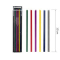 Box of 12 coloured erasable mechanical pencil refill leads for drawing