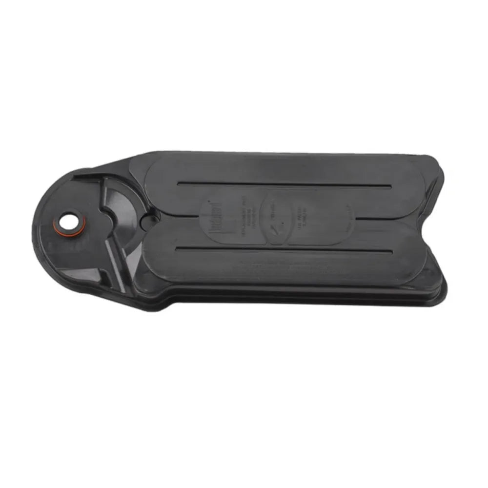 Black automotive crankcase ventilation filter for vehicle PCV systems.