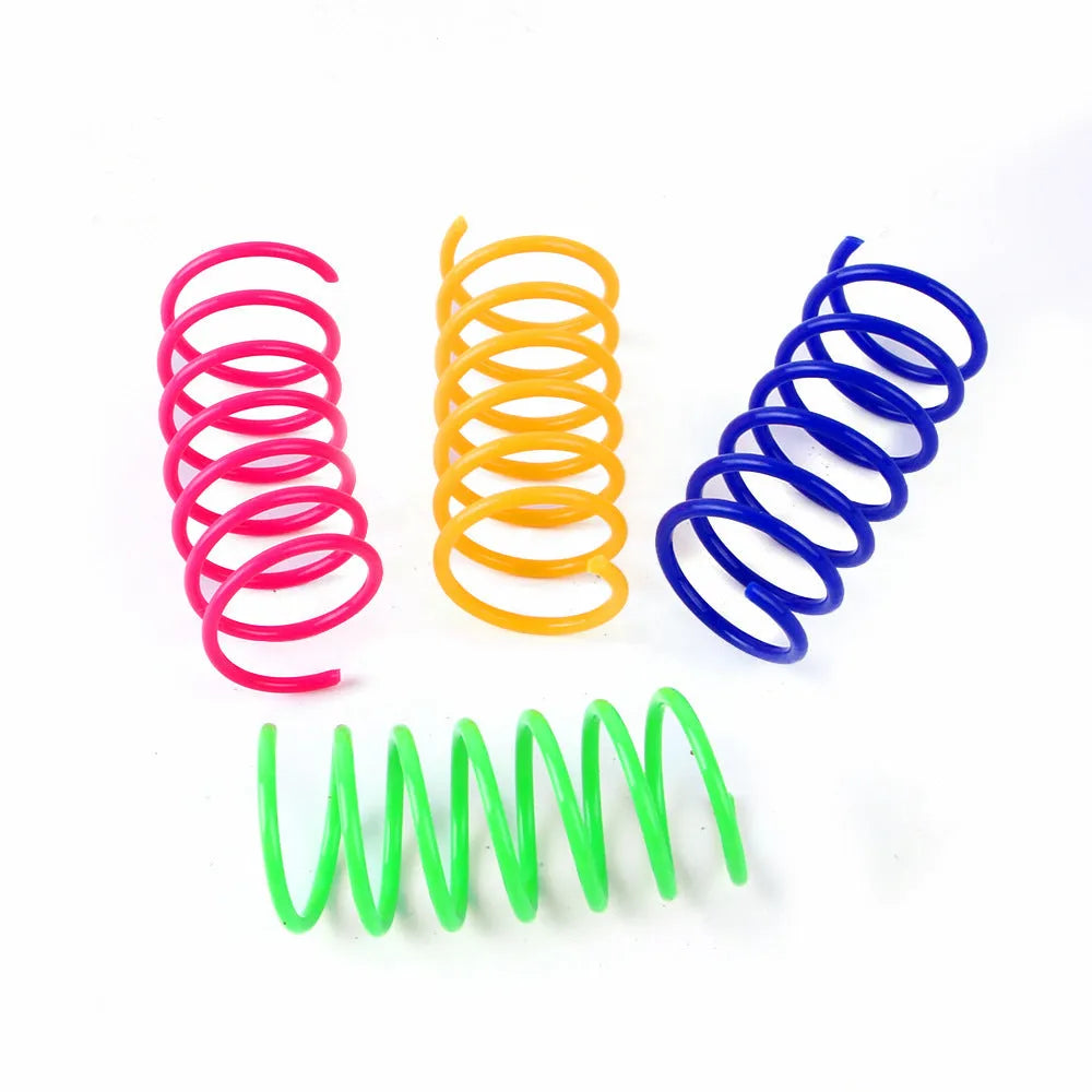 12-piece pet cat toy set with small fish steel wire teaser, plush mouse, and spring tunnel in colour B88290