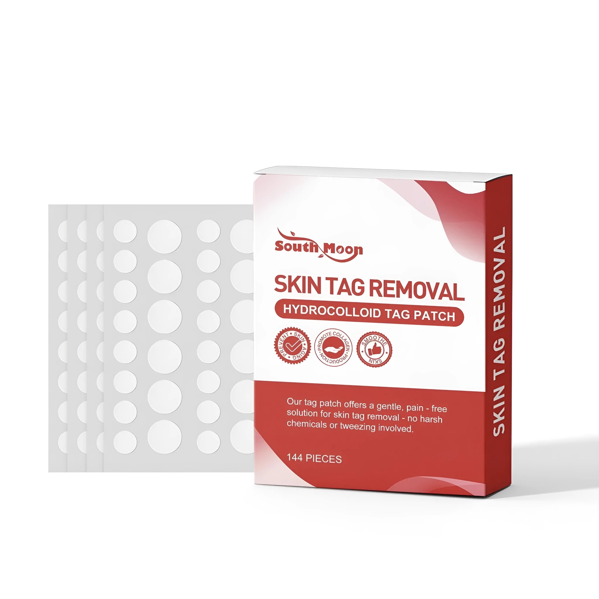 Skin removal care patches with mint leaves extract in pack of 144 nursing stickers