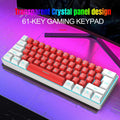 61 key wired membrane keyboard in compact 28.7cm design with USB cable