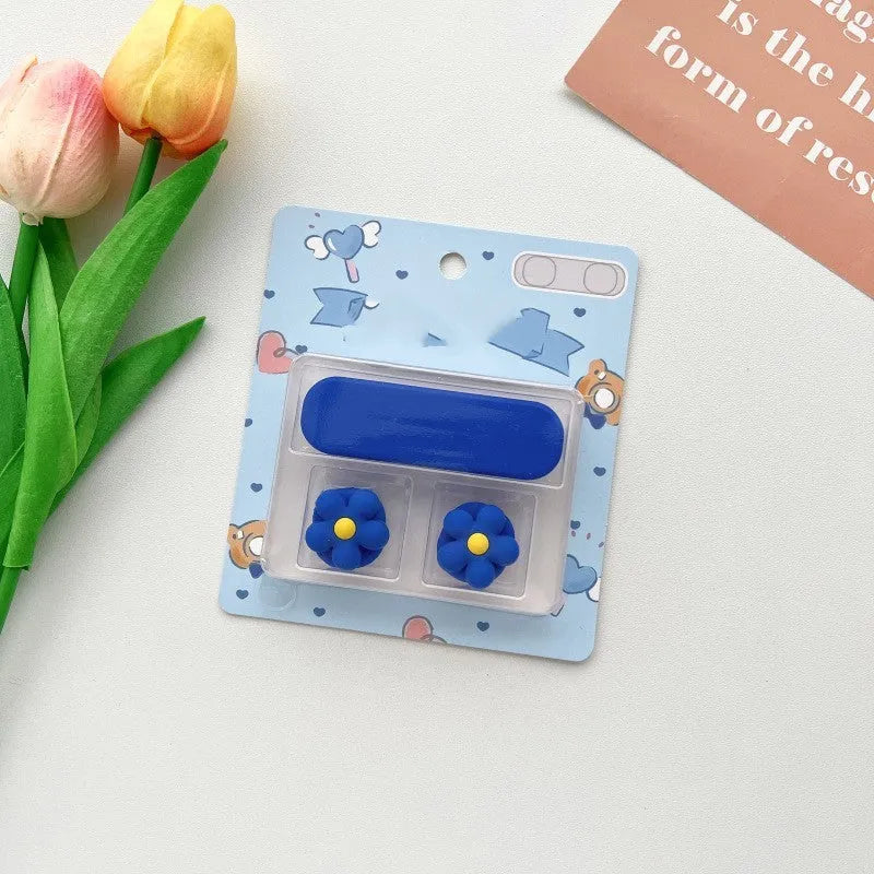 Cartoon magnetic cable fixer for desktop with colourful design and plastic construction