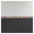 Modern abstract hand-painted oil painting on square canvas, texture character design, available in various sizes for living room wall art