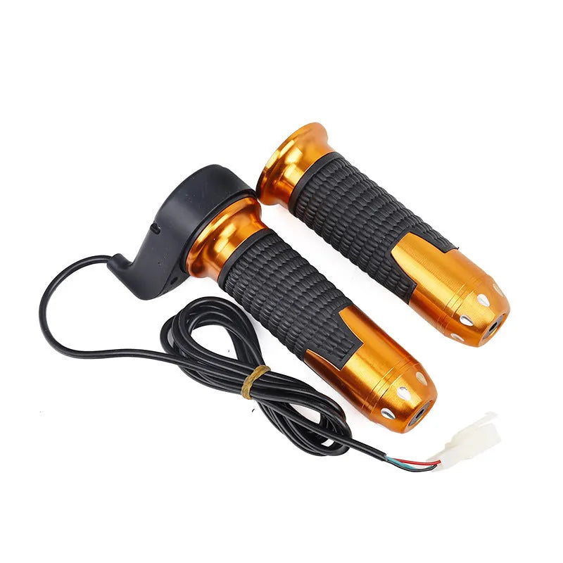 Three-wheel electric car accelerator transfer handle with three-speed rotating mechanism in multiple colour options