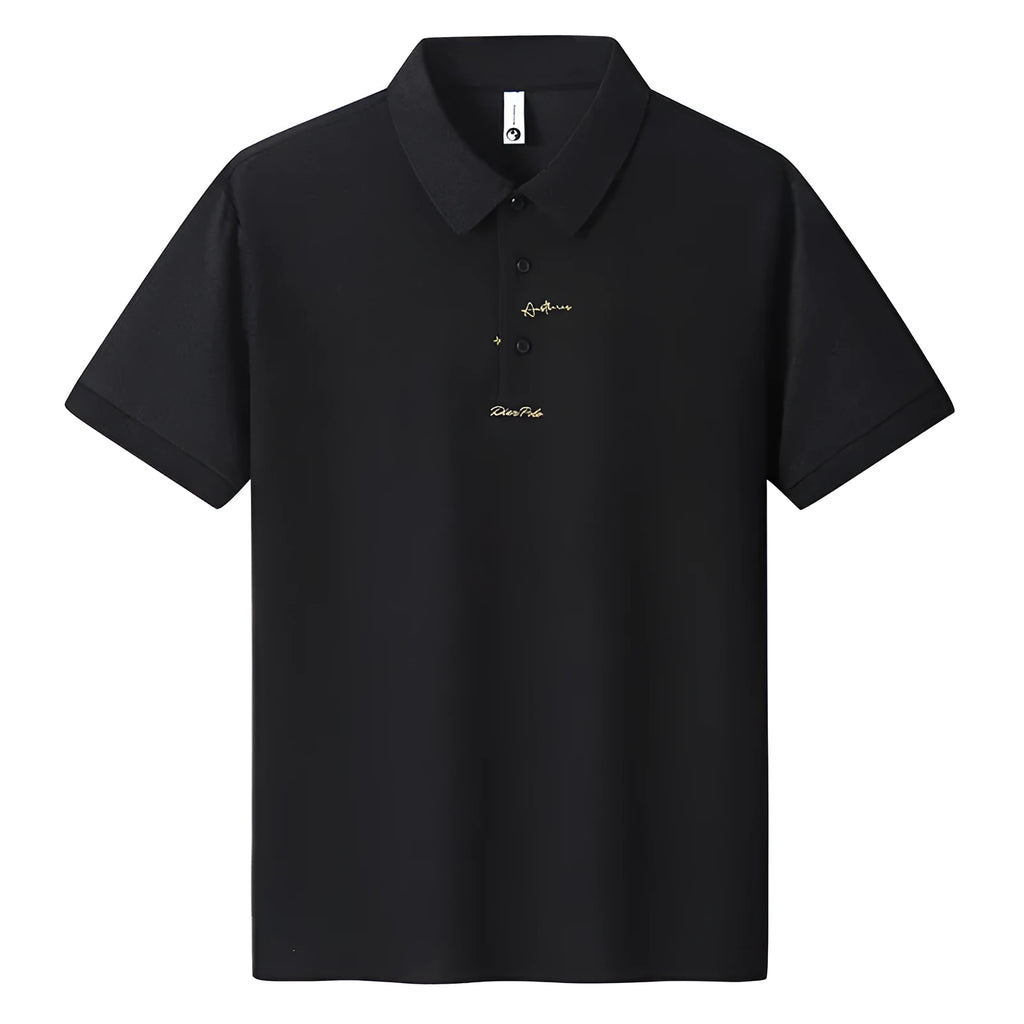 Men's loose fit casual cotton T-shirt in various colours showing short sleeve and letter print design.