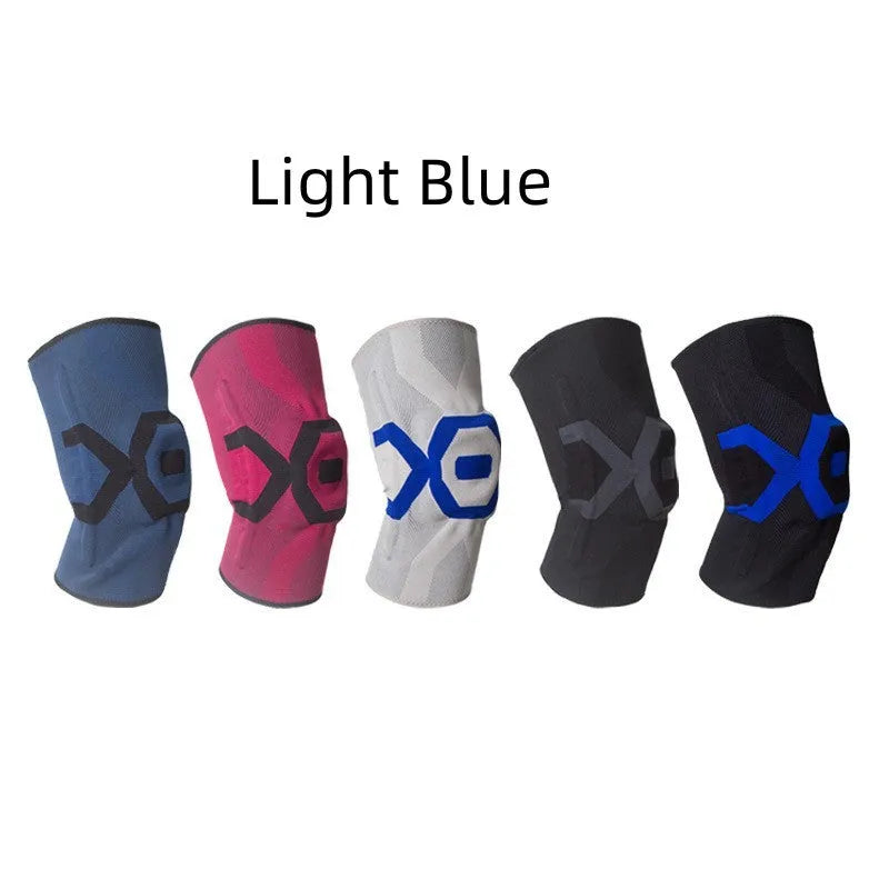 Men's silicone knee pads for running and cycling available in multiple colours and sizes