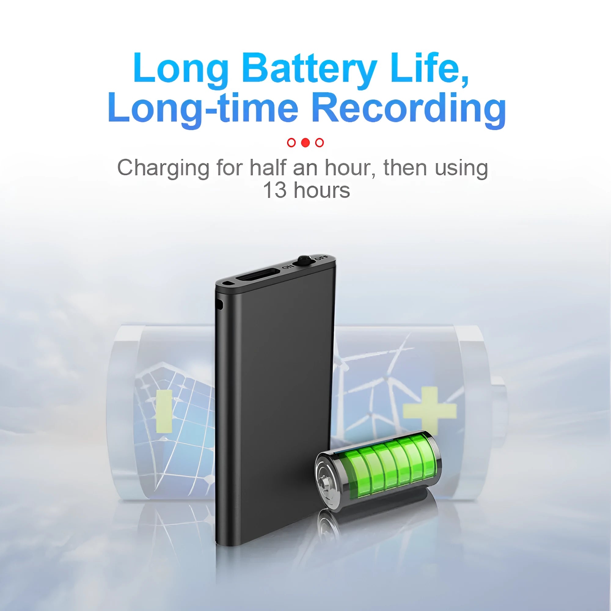 Encryption voice recorder pen with aluminum alloy shell for business and conference recording