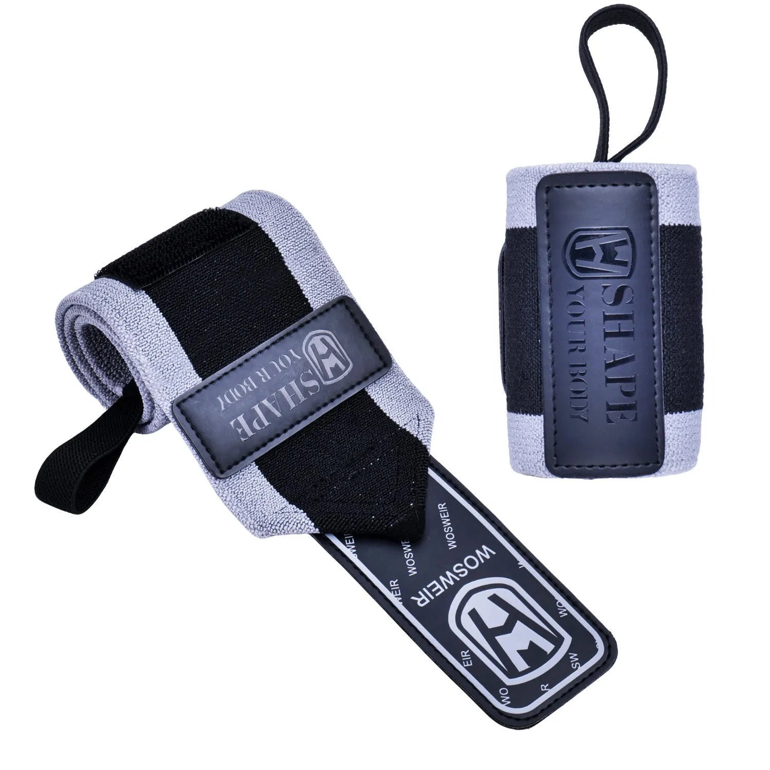 Adjustable winding polyester fibre wrist support wrap for weightlifting and deadlift anti-sprain protection