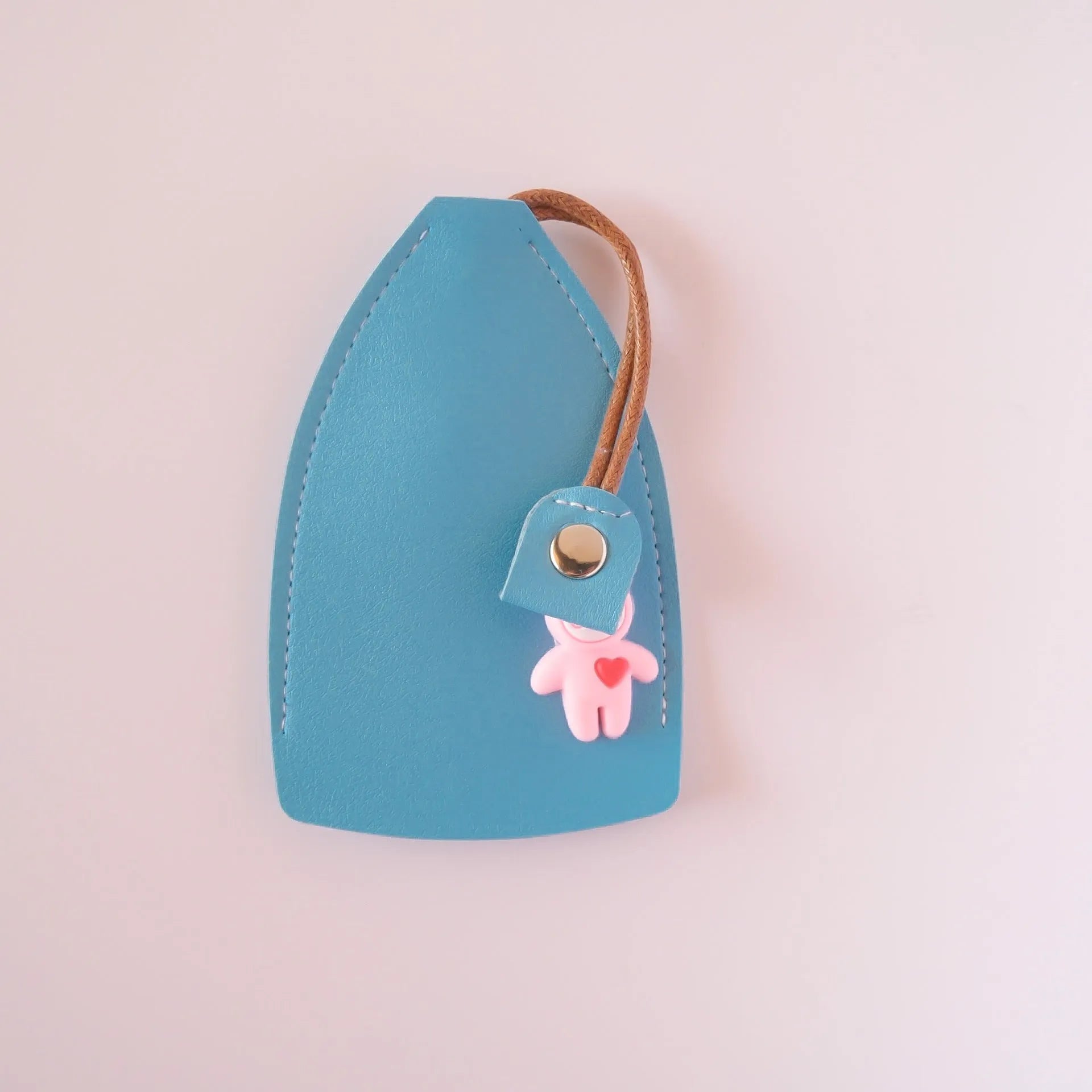 Universal large capacity PU car key case with credit card storage in multiple colour options.