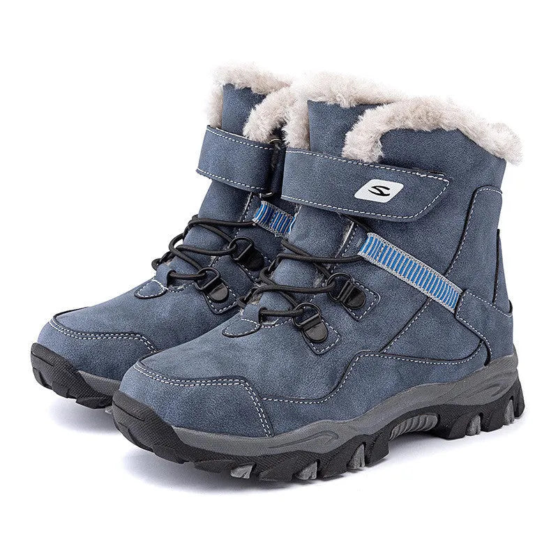 Hobby Bear children's Martin boot in black with artificial leather upper and rubber sole