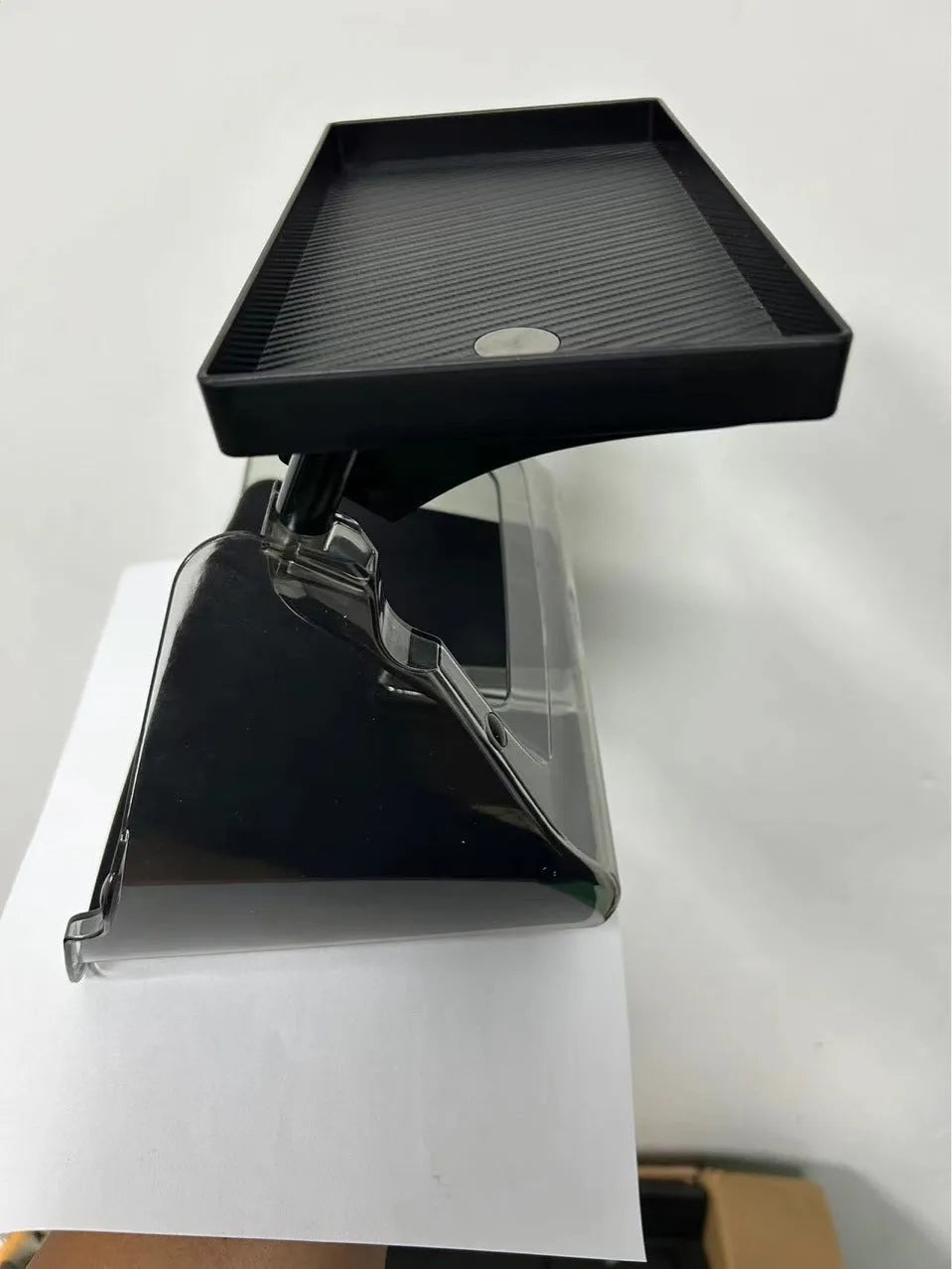 Tesla Model 3 Y centre console storage box for ETC cards in black ABS plastic
