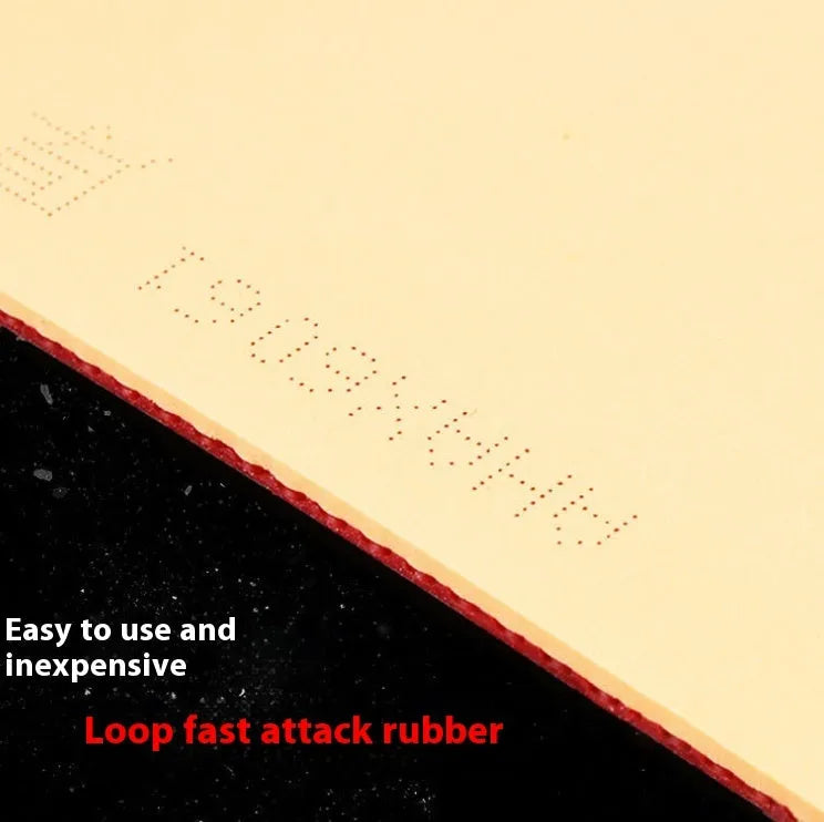 Fast Attack Sticky Classic-50 table tennis bat in black and red with anti-topspin rubber.