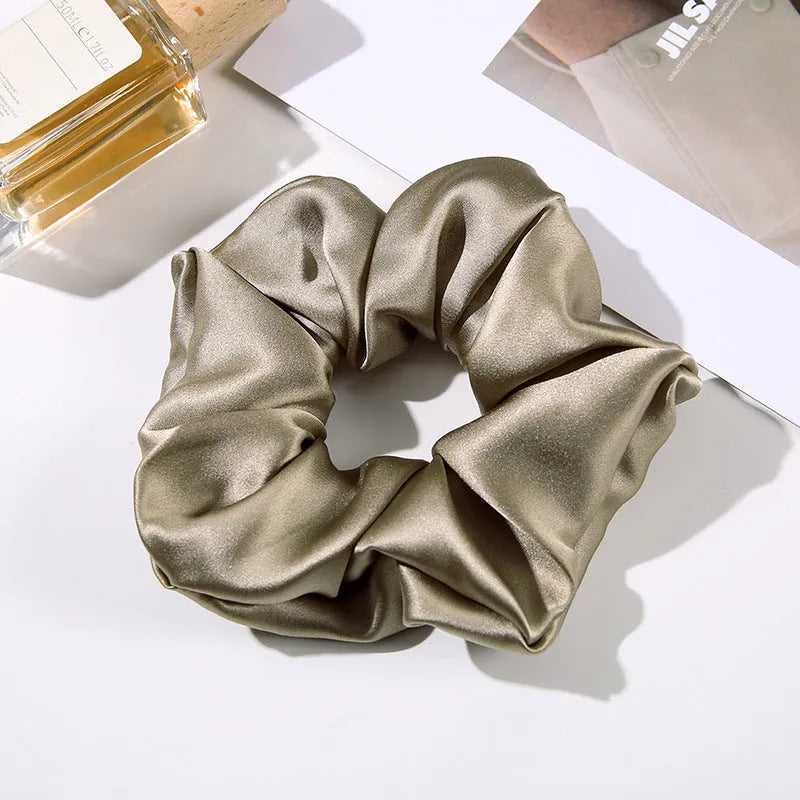 Handcrafted silk hair ring headband 6cm wide in multiple colours including black and navy blue