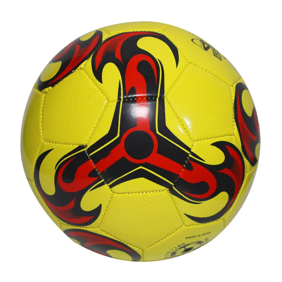 PVC football with machine-sewn seams in sizes 3, 4 and 5 for training and competition