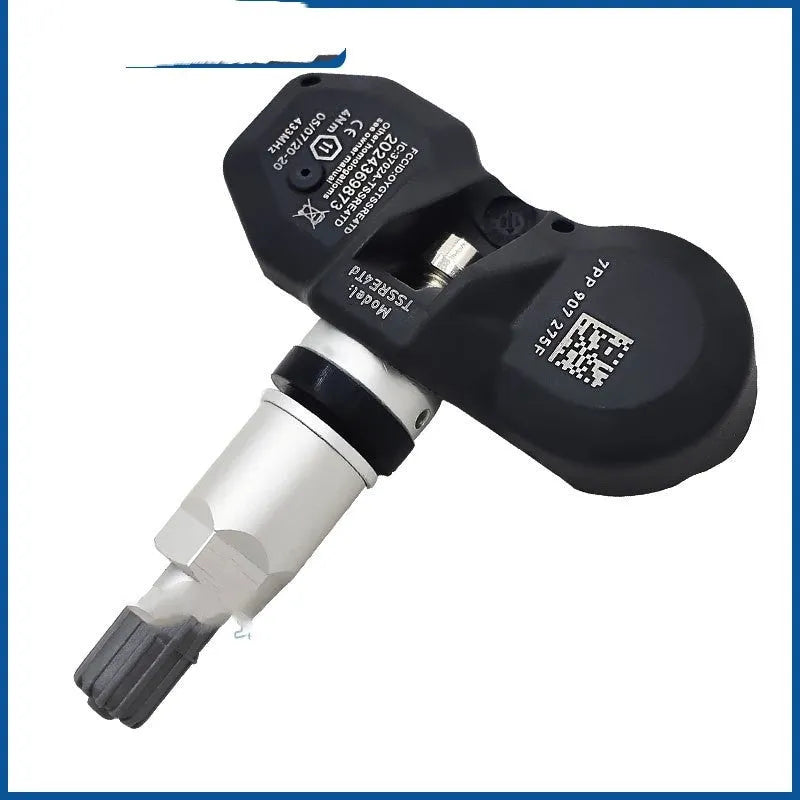 Black tyre pressure monitoring sensor unit for Audi vehicles