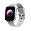 Bluetooth smart watch with AI voice control and heart rate monitoring display on TFT screen
