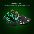 Luminous shark slippers for couples non-slip EVA bathroom house shoes glowing shark design