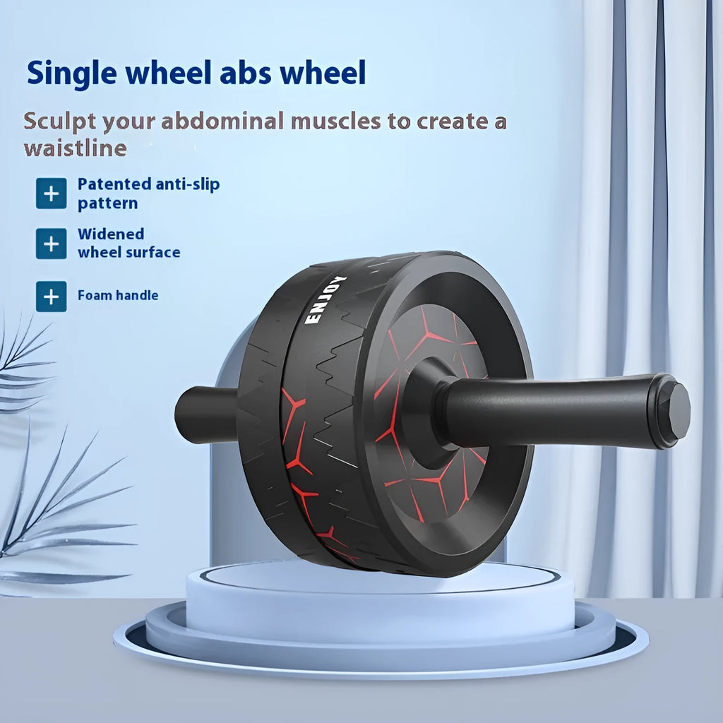 Abdominal wheel fitness equipment in various colours for core muscle training and body shaping