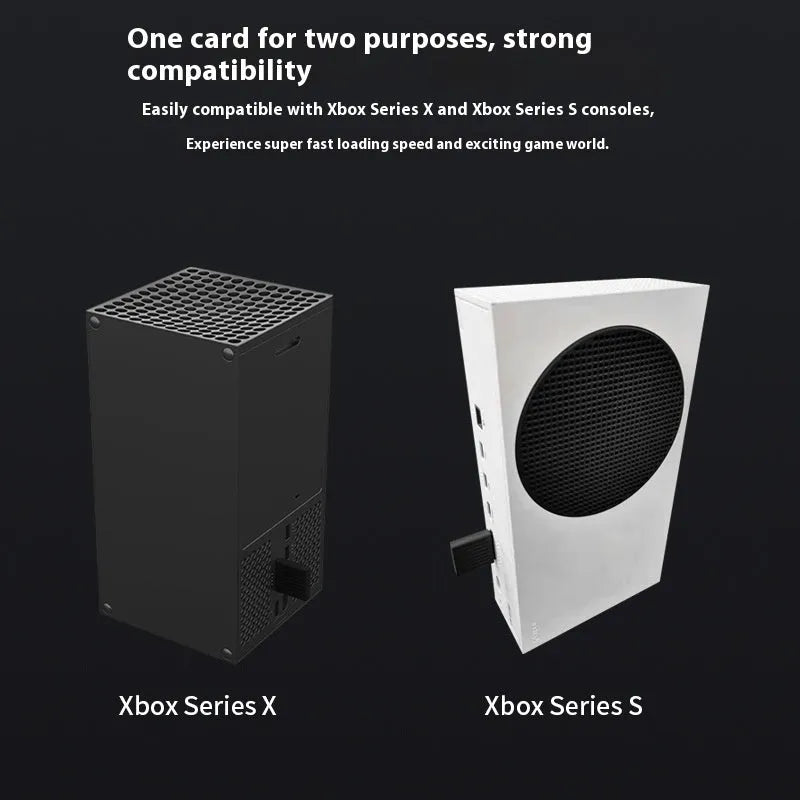 Aluminium alloy Xbox Series X/S hard drive switching box for M.2 SSD expansion, with screwdriver and manual.