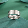 Stainless steel geometric dopamine ring in gold colour, size 9, style option A